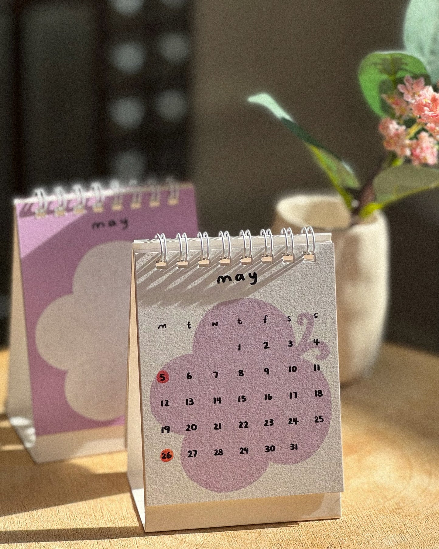 a cute & colourful desk calendar - 2025 edition